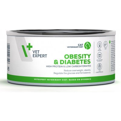 VetExpert VD Obesity & Diabetes Cat 12 x 100 g