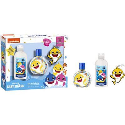 EP Line Baby Shark EDT 50 ml + dezinfekční gel 100 ml + přívěšek na klíče dárková sada – Zbozi.Blesk.cz