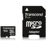 Transcend microSDHC 16 GB UHS-I TS16GUSDU1 – Zboží Mobilmania