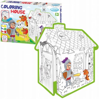 Mochtoys Coloring House 11122 papírový domeček omalovánky Princezna – Zbozi.Blesk.cz