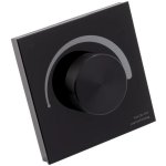 T-LED Nástěnný triakový stmívač dimLED pro LED svítidla 230V Barva:: černá – Sleviste.cz