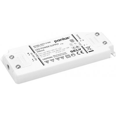 PANLUX LED DRIVER TENKÝ 15W 12V DC – Zboží Mobilmania