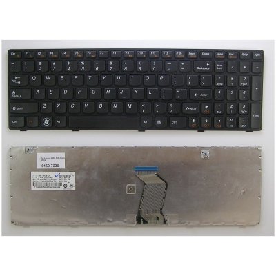 klávesnice Lenovo G580 G585 N580 V580 V585 Z580 Z585 černá US – Zboží Mobilmania