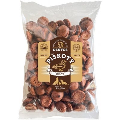 Dentos Piškoty s kachním masem, 300 g – Zboží Dáma