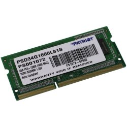 Patriot SODIMM DDR3 4GB1600MHz CL11 PSD34G1600L81S