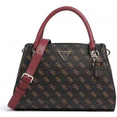 Guess Noelle 4G kabelka logo tmavě hnědá – Hledejceny.cz