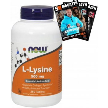 Now Foods L-Lysine 500 mg 250 tablet