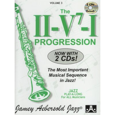 AEBERSOLD PLAY ALONG 3 THE II/V7/I PROGRESSION + CD