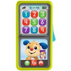 Interaktivní hračky Fisher-Price Pejskův chytrý telefon CZ/SK/EN/HU/PL HNL43