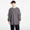 Pánské Tričko Oversized Shaped Double Layer LS Tee darkshadow