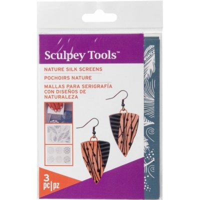 Sculpey sada na sítotiskovou techniku Nature - 3 sady – Hledejceny.cz