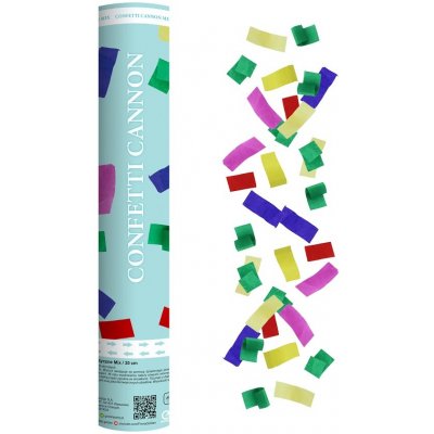 Vystřelovací konfety barevné 30 cm – Zboží Dáma