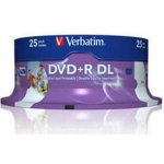 Verbatim DVD+R DL 8,5GB 8x, 25ks (43667) – Hledejceny.cz