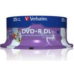 Verbatim DVD+R DL 8,5GB 8x, 25ks (43667) – Zboží Mobilmania