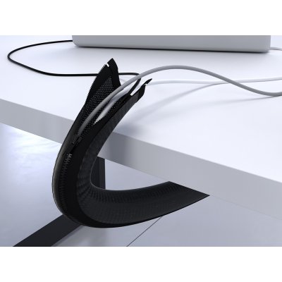 ASA Plastici Kabelový organizér Zipdélka 75 cmčerná 01018000001 – Sleviste.cz