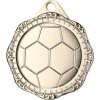 Sportovní medaile Designová kovová medaile Fotbal Stříbro 3,2 cm