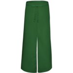 Link Kitchen Wear Bistro zástěra s rozparkem X962 Bottle Green 100 x 100 cm