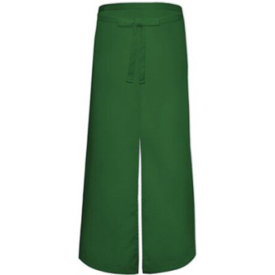Link Kitchen Wear Bistro zástěra s rozparkem X962 Bottle Green 100x100cm – Hledejceny.cz