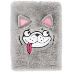 BAAGL Zápisník Notes A5 linka Doggie Plyšový – Zboží Mobilmania