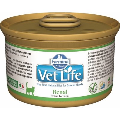 Vet Life Natural Cat Renal 85 g – Zboží Mobilmania