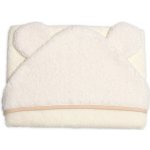 Baby Nellys Kojenecká osuška s kapucí a oušky Boucle 80x80cm smetanová – Hledejceny.cz