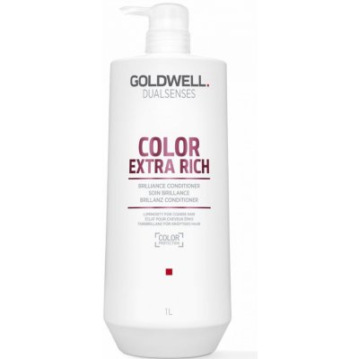 Goldwell Dualsenses Color Extra Rich Brilliance Conditioner rozplétací kondicionér pro nepoddajné barvené vlasy 1000 ml – Sleviste.cz