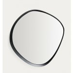 Kave Home Černé kovové závěsné zrcadlo Tebel 94,5 x 86 cm – Hledejceny.cz
