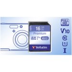 Verbatim SDHC 16 GB Class 10 43962 – Sleviste.cz