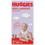 Huggies Ultra Comfort Jumbo 4 7-18 kg 50 ks – Zboží Mobilmania