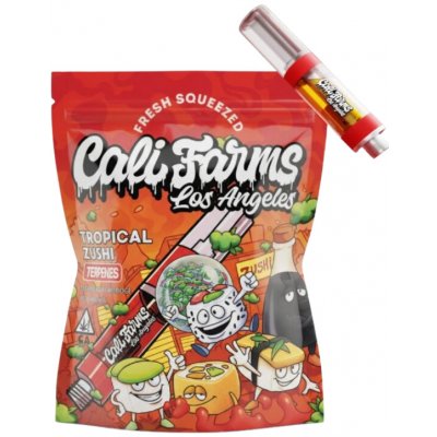 califarms THC-X Vape náplň s terpeny 1 ml Tropical Zushi – Sleviste.cz