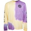 Pánské Tričko Santa Cruz Mako L/S T-Shirt Yellow/purple Fold Dye