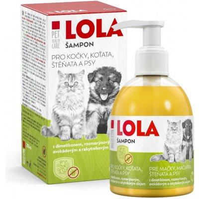 PHC šampon LOLA antiparazit. pro psy a kočky 250 ml – HobbyKompas.cz