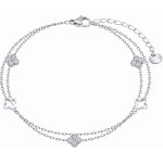 Biju Řetízek na nohu z chirurgické oceli kytičky 3002339 – Zboží Dáma