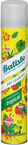 Batiste Tropical suchý šampon na mastné vlasy 400 ml