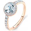 Prsteny Savicki zásnubní prsten This is Love růžové zlato diamanty TIL 3 D R