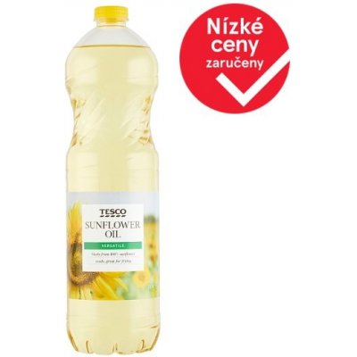 Tesco Rostlinný jedlý olej jednodruhový slunečnicový 1 l – Zbozi.Blesk.cz