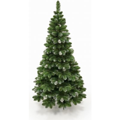 Sonstige Vánoční stromek borovice s bílou námrazou elegantní a tradiční tvar kovový stojan 1,6 m – Zboží Mobilmania