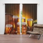 Sablio Závěs Krýgly s pivem: 2ks 140x250cm – Hledejceny.cz