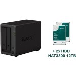 Synology DiskStation DS723+ 2x 12TB