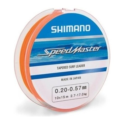 Shimano Speedmaster Surf Taper ld Orange 10x15m 0,33-0,57mm – Sleviste.cz