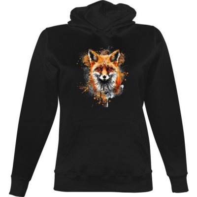 Dámská mikina s kapucí s potiskem Foxplosion mikina dámské Černá – Hledejceny.cz