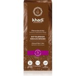 Khadi rostlinná barva na vlasy Henna STŘEDNÍ HNĚDÁ 100 g – Sleviste.cz