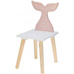 HOMESTYLING Dětská židle Mořská panna KO-DD1000530ryba – Zboží Dáma