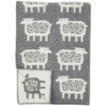Klippan Vlněná dětská deka Sheep grey – Hledejceny.cz