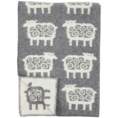Klippan Vlněná dětská deka Sheep grey – Hledejceny.cz