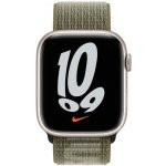 Apple Watch 41mm sekvojovozeleno-platinový provlékací sportovní řemínek Nike MPHX3ZM/A – Sleviste.cz