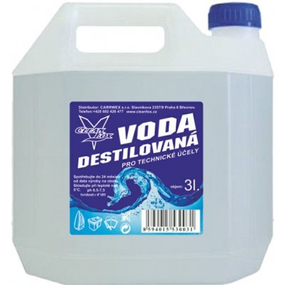 CleanFox Destilovaná voda 3 l – Zboží Mobilmania