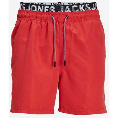 Jack&Jones plavecké šortky Fiji 12225961 červené