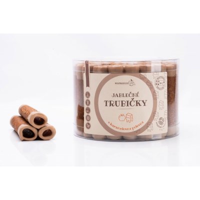 Bioprodukt JT Trubičky jablečné s karamelem dóza 650 g – Zboží Dáma