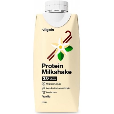 Vilgain Protein Milkshake vanilka 330 ml – Zboží Dáma